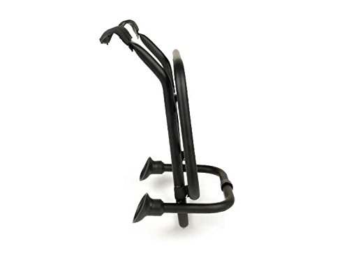 Portaequipajes delantero plegable negro para Vespa LX LXV 50 125 LX150 S50 S125 S150