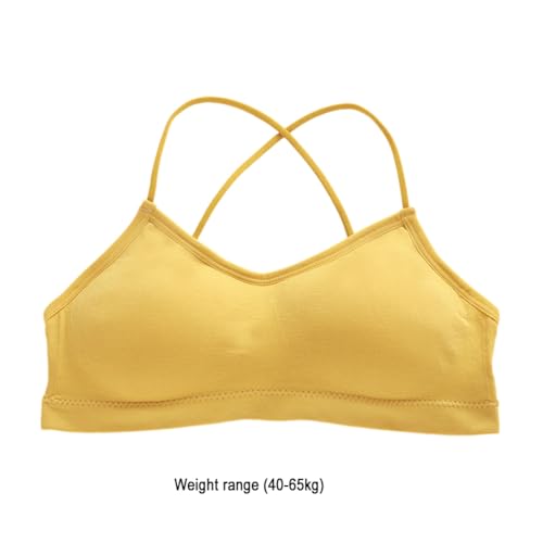 Zcargel Seamless Training Bras 1/4PCS Girls Wirefree Crisscross Back Wrap Around Bra Padded Sports Lightweight Breathable Bra4