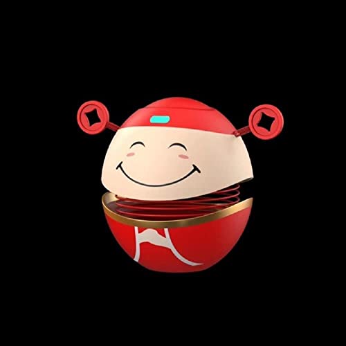 Ryovtop Cute Cartoon Emojis Bobbleheads For Dashboard/Desk, Car Decor Funny Figurines, Dancing Doll Head Stress Relief Gifts For Men Cars Decorations Anime Accessories (Smile A) #TOP1