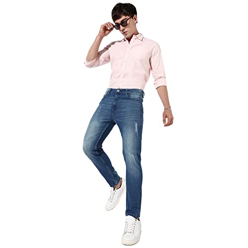 Image of Campus Sutra Men's Regular Fit Mid Rise Jeans