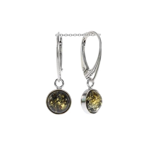 Boucles d'oreilles en ambre et argent 925 pour sublimer vos tenues