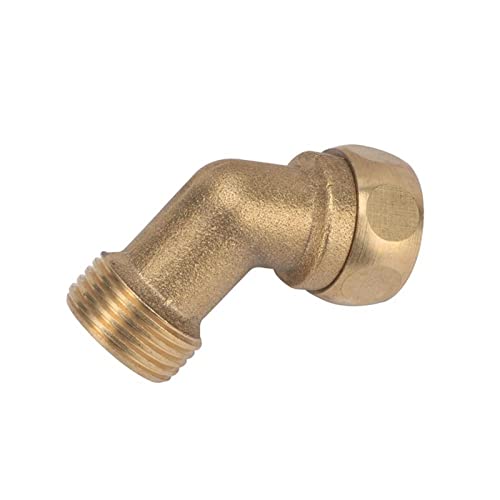 Codo de latón resistente con rosca macho hembra para aceite 6