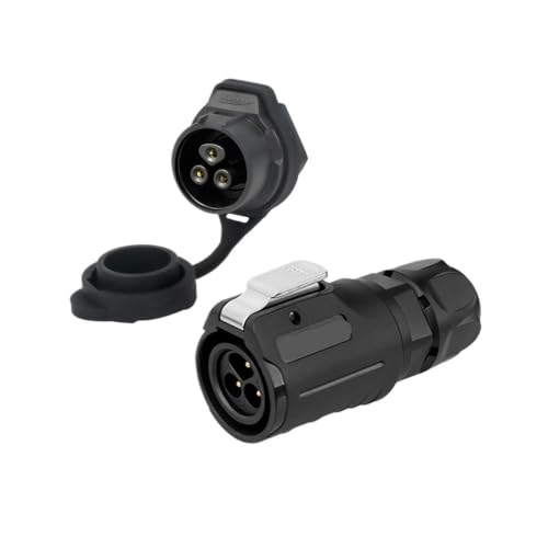 Conector LP16 IP68 estanco de 3 pines con terminales de soldadura macho hembra 2