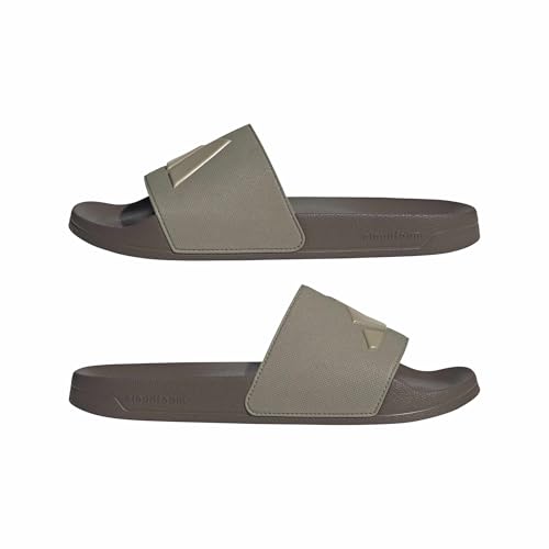 Image of adidas Women ADILETTE SHOWER Synthetic Swim Slide FTWWHT /GOLDMT /BOGOLD | LUT50