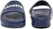 Lacoste Men's Serve Slide 2.0 Sandal, Navy/White, 7
