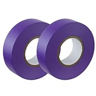 INDUSTRY STANDARD ELECTRICAL TAPE: Our 2 rolls of purple electrical insulation tape adheres to the BS EN 60454-2 industry standard making it ideal for commercial wiring projects and DIY tasks. SIZE: 19mm x 20m (0.15mm Thick) MOISTURE AND UV RESISTANT...