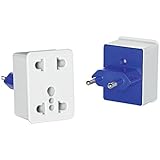 Conair Travel Plug Adapter, Universal Plug Adapters for Worldwide Travel by Travel Smart (Southern Europe, Parts of Africa, Asia, Caribbean, Middle East)
