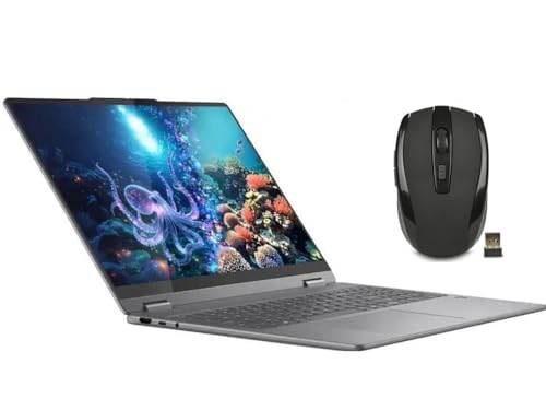 Lenovo Yoga 7i 2-in-1 Copilot+ PC 16' WUXGA Touchscreen Laptop|Intel Core Ultra 5|Intel Arc Graphics|Fingerprint|Backlit| 16GB RAM DDR5 | 512GB SSD | Windows 11 Home | Bundle with Wireless Mouse
