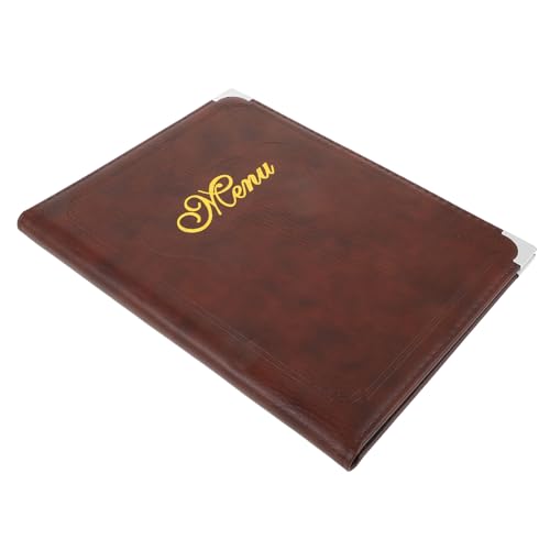 KICHOUSE Recipe Folder Convenient Menu Book Practical Menu Holding Book Exquisite Restaurant Menu Book Simple Menu Book Restaurant Supply Menu Covers Menu Cover Holder Compact Menu Book