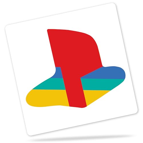 Devino® PS5 Aufkleber Classic Logo | EIN Kleiner Sticker mit großer Wirkung | Für PlayStation 5 Slim/Pro (Disc & Digital)
