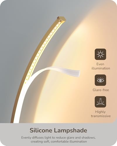 23% Off EDISHINE Curved LED Table Lamp with Touch Control - Image 3