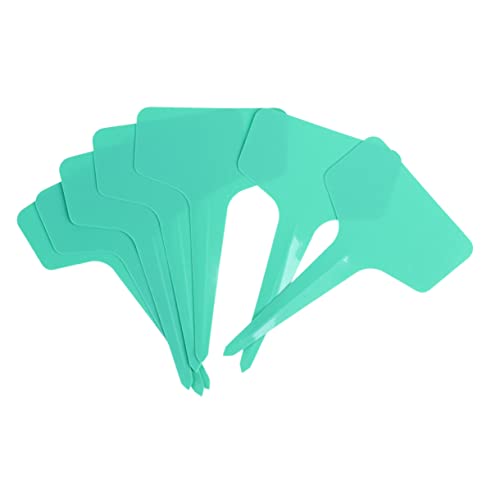 Gogogmee 100pièces Lot De Étiquettes Plante Type t Vertes Plastiques Étanches Uv Résistantes Durables Et Réutilisables Pour Jardin Et Pépinière