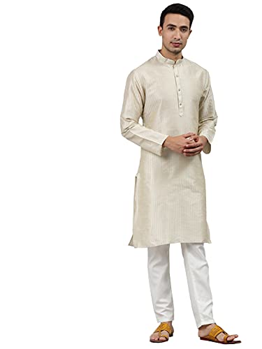 Men's Silk Kurta Pajama Set Indian Party Traditional Ethnic festive Wear Tunic Dress for Men Wedding