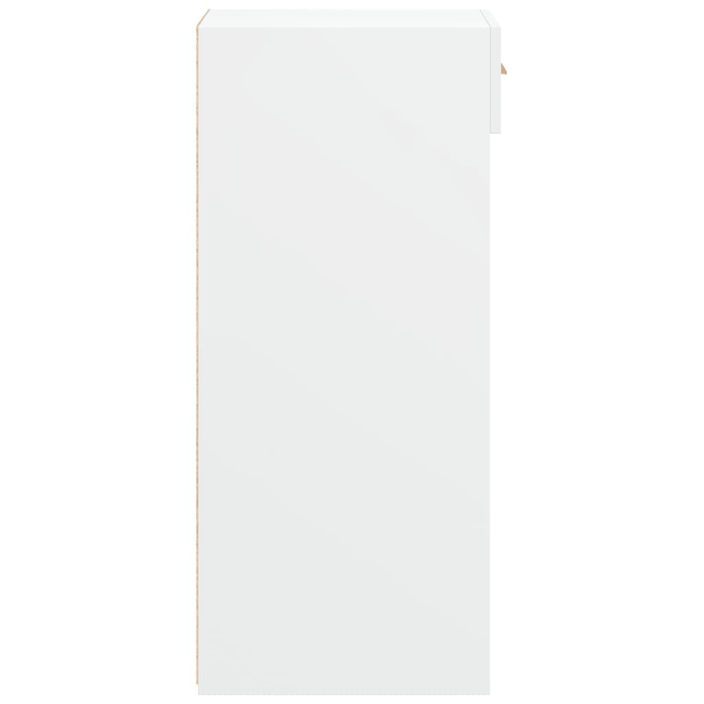 vidaXL Szafka, biała, 30x42,5x93 cm, materiał drewnopochodny