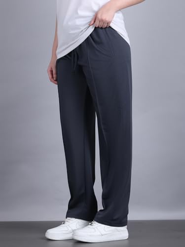 Image of Mack Jonney Solid| Relaxed Fit | Cotton Trackpant for Women-M27