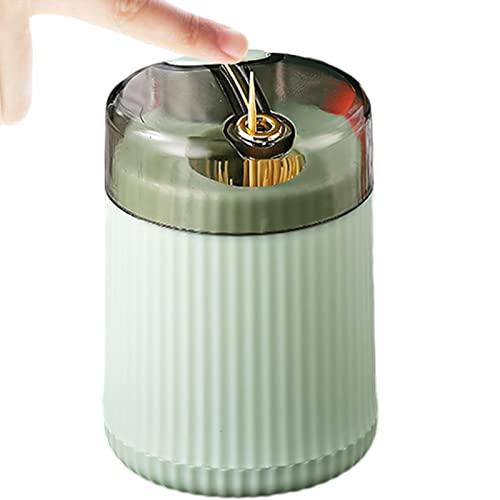 Maciun Dispensador automático de palillos de dientes, soporte resistente portátil, decoración del hogar, para cocina, restaurante, hotel