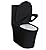 WinZo WZ5022B Elongated One Piece Toilet Dual Flush with 16" Standard Seat Height For Modern Bathroom Matte Black