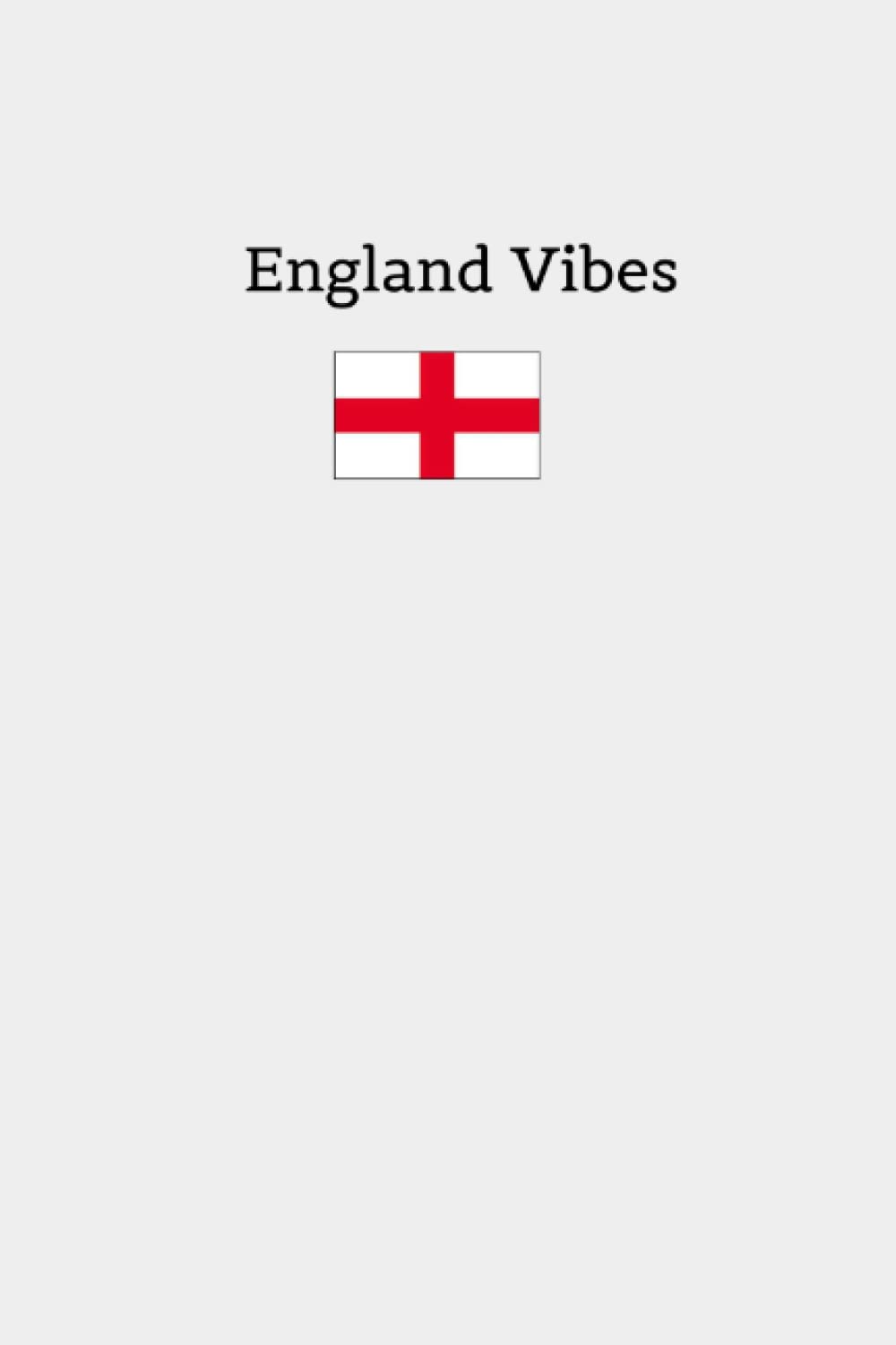 England Vibes , notebook , journal: England flag notebook