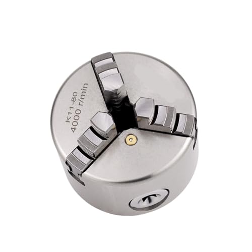 Mandrin de tour manuel autocentrant à trois mors K11-80 de 80 mm 3,15 po