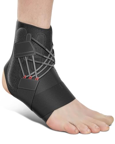 Fit Geno Ankle Brace for Sprained Ankles - (Left XS/S, Ankle size 7''-8.6'')