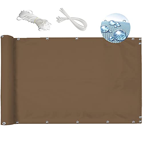 Balkon Sichtschutz 150x1000cm Rattan & Bambus Abdeckung UV Schutz...