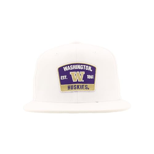 Gorra plana oficial Zephyr NCAA blanca miniatura 2