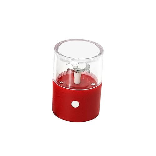 Llzzy Molinillo De Hierbas Eléctrico Multifunción, Triturador De Tabaco, Molinillos De Hierba Recargables Por USB, Accesorios Para Fumar, Herramientas De Cocina Para El Hogar (Rojo)