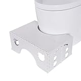 VECELO トイレ踏み台 折り畳み 踏み台 子供トイレトレーニング 高さ18cm ステップ 補助踏み台 補助便座 子供から大人まで適用 多機能 便秘解消 座り姿改善 ベビー用踏み台 足置き台 収納便利 持ち運び 滑り止め ライトグレー