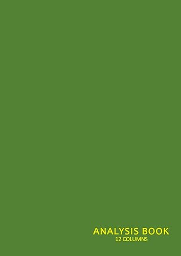 Analysis Book 12 Cash Columns: Account Book 12 Column, 96 Pages, A4 Size | Book Keeping Analysis Paper Pad - 12 Column Cash Book | Accounting Book for ... Business, Home-based, Home Office Use - Green