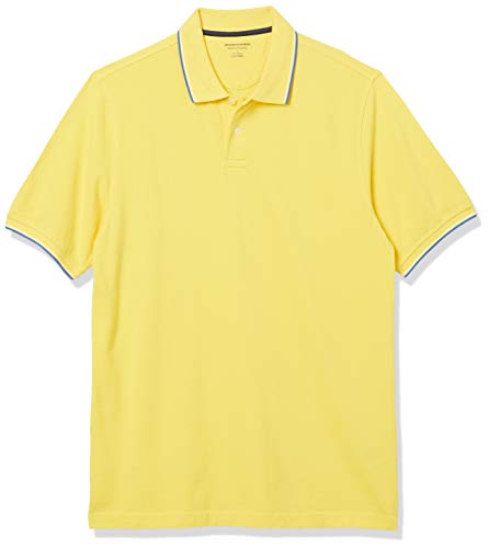 Image of Amazon Essentials Men's Regular-Fit Short Sleeve Cotton Pique Polo Shirt (Available in Big & Tall)