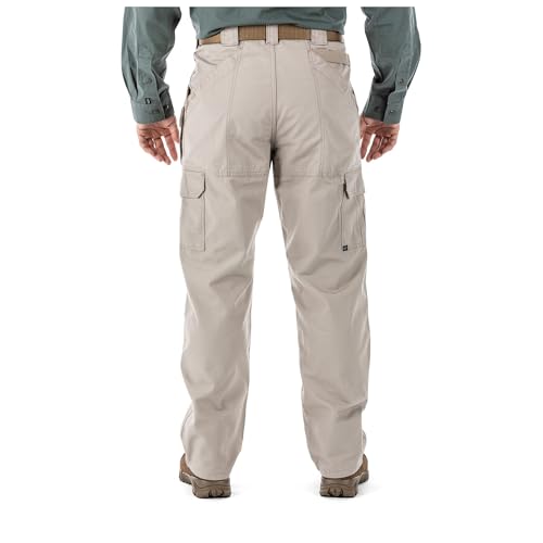 5.11 Tactical Men's Cargo Work Pants, Regular Fit, Cotton Canvas 7 Pockets Pant, Style 74251ABR3