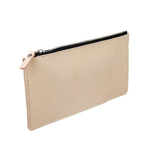 Amazon | 本革ヌメ牛革製集金用ポーチ（ファスナーポケット兼用