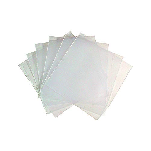 SLS SHOP 200 Bustine per CD E Dvd Trasparenti in Plastica PVC con Aletta di Chiusura