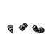 Honbay 50PCS 6#-32x5 M3.5 PC Computer Case Thumbscrews Thumb Screws Black zinc (50)