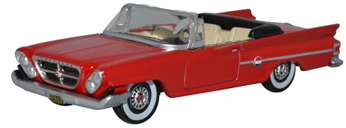 Modelo automóvil Oxford Diecast Chrysler 1961 1:87 rojo miniatura 1