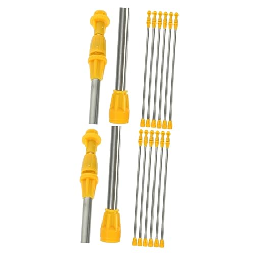 Yardwe 12 PièCes Rallonge PulvéRisateur Jardin En Acier Inoxydable Accessoires De Canne À PulvéRisation Pour Arrosage Plantes Et Fertilisation Agricole