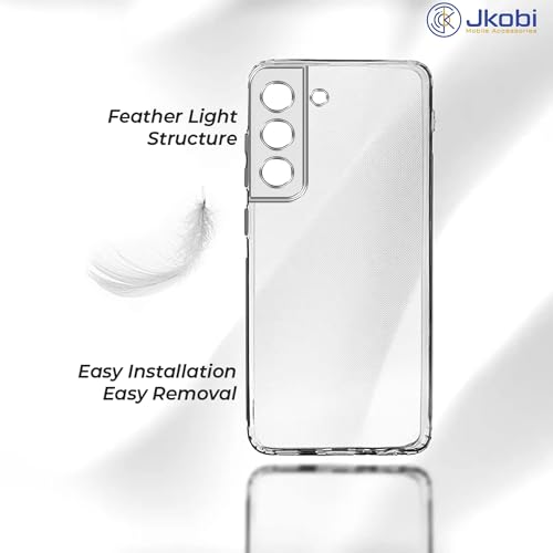 Image of Jkobi Back Case Cover for Samsung Galaxy S22 Plus 5G (Silicone Clear Shockproof Case | Soft and Flexible)