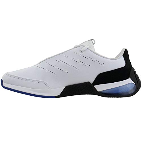 PUMA Men's Scuderia Ferrari Kart Cat Sneaker, White Black, 6 M US