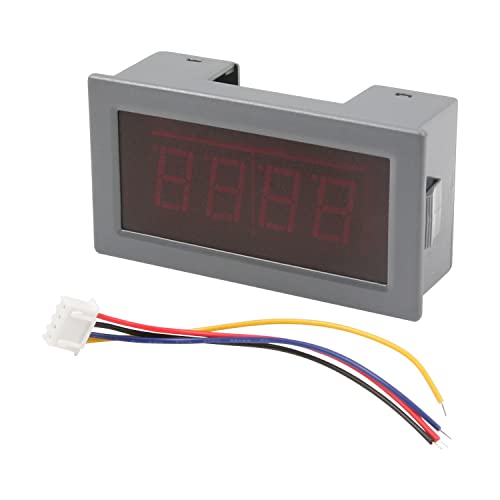 Image of Fielect Digital AC Voltmeter Panel AC 0-300V LED Digital Volt Voltmeter Panel AC Voltmeter, 3 1 /2 Digit