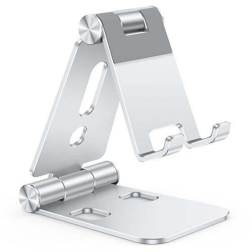OMOTON Foldable Cell Phone Stand, C4 Portable Aluminum Phone Hold...