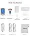 TENKER EMS TENS Unit Muscle Stimulator, 24 Modes Dual Channel Electronic Pulse Massager for Pain Relief/Management & Muscle Strength Rechargeable TENS Machine with 8 Pcs Electrode Pads