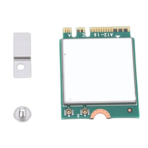 WiFi 6E Card, AX210NGW M.2 Network Card para PC con banda triple 5.3, 2.4G 5G 6G de alta velocidad MU MIMO, compatible con laptops