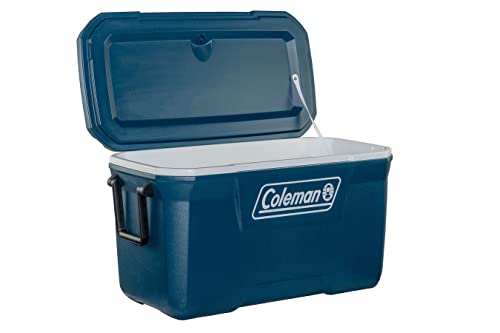 Coleman Unisex Xtreme Cooler, Large Cooler Box Capacity, PU Full Foam Insulation, Cools up to 5 Days, Portable Cool Box, Perfect for Camping, Festivals and Fishing, Blue, 66 L