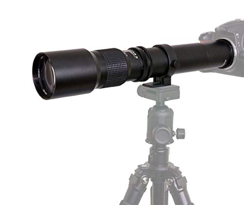 High-Power 500mm/1000mm f/8 Manual Telephoto Lens for Panasonic Lumix GH5 GH4 GH3 GX85 G85 GX850 GX8 GX7 G7 G6