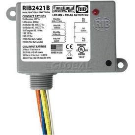 RIB Enclosed Power Relay RIB2421B, 20A, SPDT, 24VAC/DC/120VAC/208-277VAC