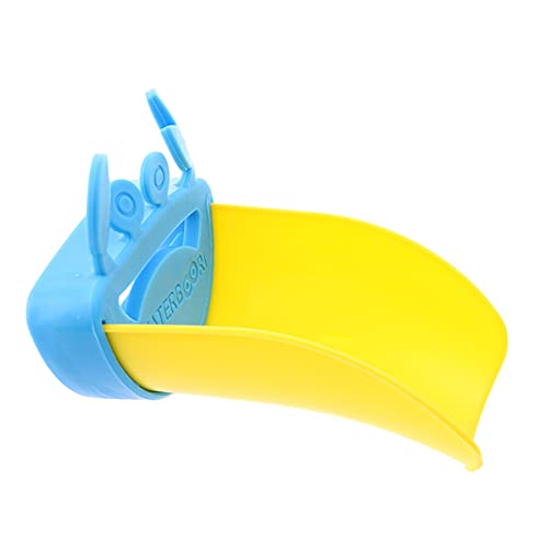 Image of AKOAK 1 Pack Faucet Extender Children Hand Washing Device Cute Cartoon Baby Hand Washing Water Tool Children Hand Washing Assistant Device Extension Device(Blue and Yellow)