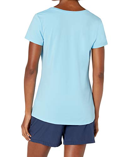 Image of Amazon Essentials Women's Active Quick Dry Tech Stretch Short-Sleeve V-Neck T-Shirt (Available in Plus Size), Pack of 2