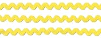 5 m Zackenlitze 8 mm gelb