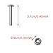 MEETOOT 10pcs Table Football Tabletop Game Table Hardware Accessories Little Man Player Screws/Nuts