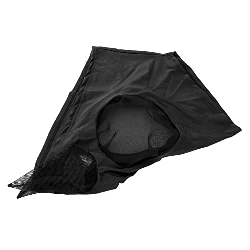 VGEBY Horse Face Mask, Additional Fine Mesh Horse Face Mask Comfortable Horse Face Mask with Soft Knitted Fabric for Ear and Eye (Black)